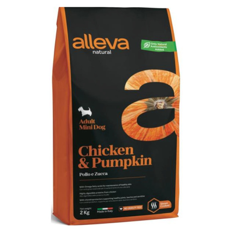 Alleva NATURAL dog adult mini chicken & pumpkin 2kg