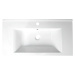 AQUALINE - ZUNO 85 keramické umývadlo nábytkové 85x45cm, biela 9085
