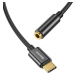 Baseus CATL54-01 Redukcia USB-C na 3.5mm AUX, Čierna
