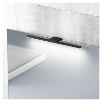 Kúpeľňové nástenné svietidlo LED Modena IP44 čierne, 4 000 K, šírka 40 cm