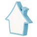 Modrá detská lampička House - Candellux Lighting