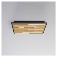 Paul Neuhaus Smart LED stropné svietidlo Q-Acoustic wood 62 x 62 cm