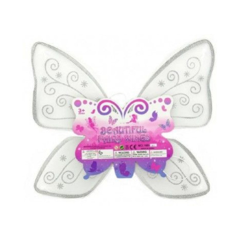Krídla motýl na karneval, nylon, 49 x 43 cm Teddies