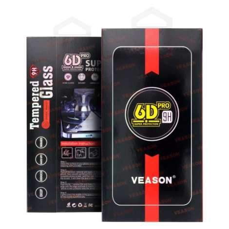 Tvrdené sklo na Samsung Galaxy A02s A027/A03s A037 Veason 6D Pro celotvárové čierne