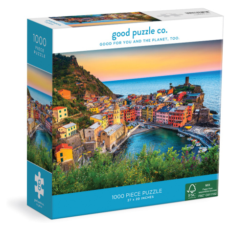 Puzzle Západ slunce v Cinque Terre (1000 dílků)