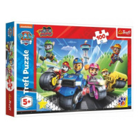 Puzzle Tlapková patrola na motorkách/Paw patrol 100 dielikov 41x27,5cm v krabici 29x19x4cm