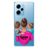 Odolné silikónové puzdro iSaprio - Super Mama - Boy and Girl - Xiaomi Redmi Note 12 Pro+ 5G