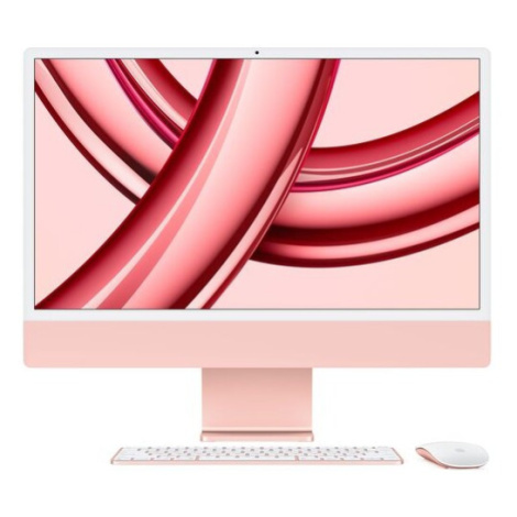 Apple iMac 24" M3 (2023) 10GPU/8GB/256GB ružový