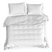 Biele posteľné obliečky NOVA3 z vysoko kvalitného bavlneného saténu 140x200 cm, 70x80 cm