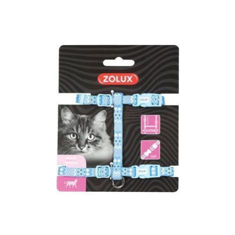 Postroj pre mačky ETHNIC nylon modrý Zolux