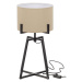 Béžová stolová lampa s textilným tienidlom (výška  60 cm) Holly – WOOOD