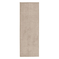 Kusový koberec Pure 102662 Taupe / Creme Rozmery koberca: 80x400