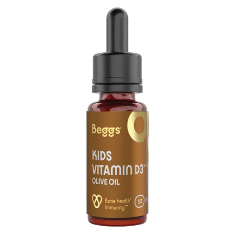 BEGGS Kids vitamín D3 400 IU olive oil BIO 30 ml
