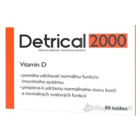 Detrical 2000 Vitamín D, 60 ks