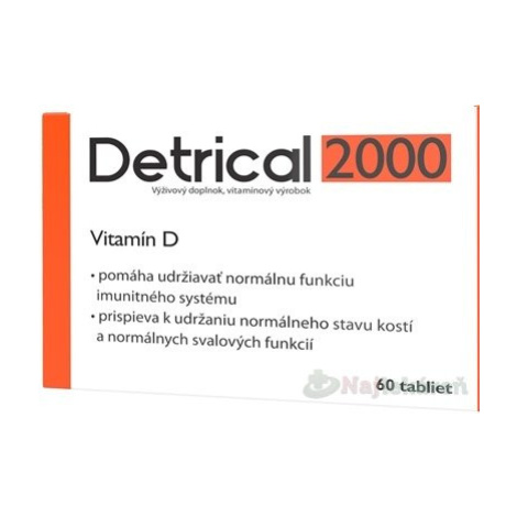 Detrical 2000 Vitamín D, 60 ks