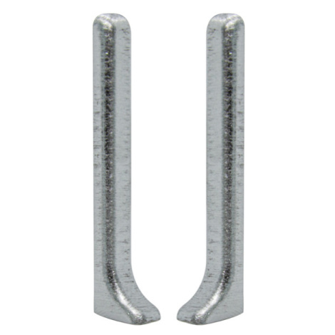 Koncovka k soklu Progress Profile hliník kartáčovaný lesklý strieborná, výška 60 mm, TPZCTBS602