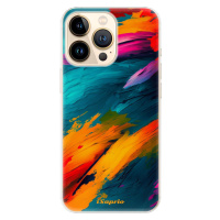 Odolné silikónové puzdro iSaprio - Blue Paint - iPhone 13 Pro Max