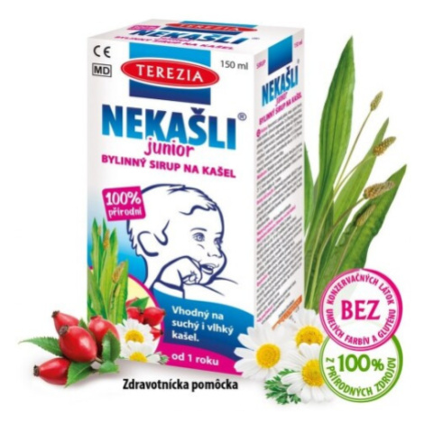 TEREZIA Nekašli junior bylinný sirup na kašeľ 150 ml