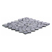 Mramorová mozaika Garth - šedá obklad 1 ks