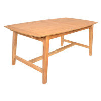 Záhradný jedálenský stôl z tíkového dreva 100x180 cm Navy – Ezeis