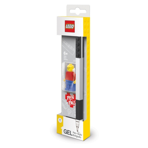 LEGO® Gelové pero s minifigúrkou, černé - 1 ks