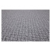 Kusový koberec Toledo šedé kruh - 200x200 (průměr) kruh cm Vopi koberce