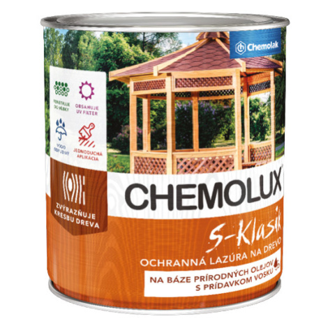 CHEMOLUX S KLASIK - Tenkovrstvá lazúra na drevo 4 L 251 - teak