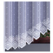 Forbyt, Hotová záclona alebo balkónový komplet, Xenie, biela 350 x 160 cm