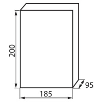 Rozvádzač plastový DB108S NO 1X8P/SM (Kanlux)