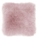Ružový vankúš Tiseco Home Studio Sheepskin, 45 × 45 cm
