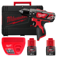 MILWAUKEE M12BPD-202X M12 Aku vŕtačka s príklepom - kompaktná 4933446045