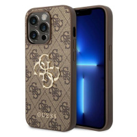 Guess PU 4G Metal Logo Apple iPhone 15 Pro GUHCP15L4GMGBR Brown