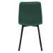 Sconto Jedálenská stolička GLORY zelená/čierna