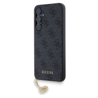 Guess 4G Charm Zadný Kryt pre Samsung Galaxy A55 5G Grey