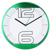 Nástenné hodiny MPM, 2487.40 - zelená, 25cm