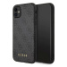 Kryt Guess GUHCN61G4GFGR iPhone 11 6,1" grey hard case 4G Metal Gold Logo (GUHCN61G4GFGR)