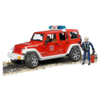 BRUDER 02528 Jeep Wrangler Požiarnici s figúrkou