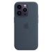 Apple silikónový kryt s MagSafe na iPhone 14 Pro búrkovo modrý
