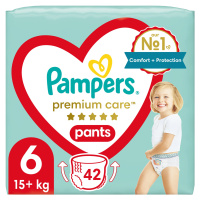 PAMPERS Premium Care Velikost 6,15+ kg, 42 ks