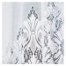 Biela žakarová záclona EMILIA 340x180 cm