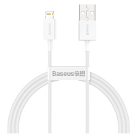 Dátový kábel Baseus Superior USB - Lightning 1,0 m 2,4A biely