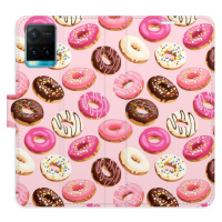 Flipové puzdro iSaprio - Donuts Pattern 03 - Vivo Y21 / Y21s / Y33s