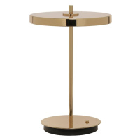 LED stolová lampa so stmievačom v zlatej farbe s kovovým tienidlom (výška  31 cm) Asteria Move –