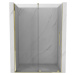 MEXEN/S - Velár posuvné sprchové dvere 150, transparent, zlatá 871-150-000-01-50