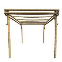 gobamboo s.r.o. BAMBUSOVÁ PERGOLA GUADUA 4,0 m x 4,0 m / VÝŠKA 3,0 m