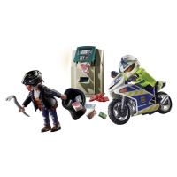 PLAYMOBIL® 70572 Policajná motorka Prenasledovanie zlodeja peňazí