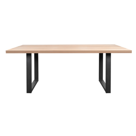 Sconto Jedálenský stôl AMAYA U dub/kov, šírka 200 cm, rovná hrana Houseland