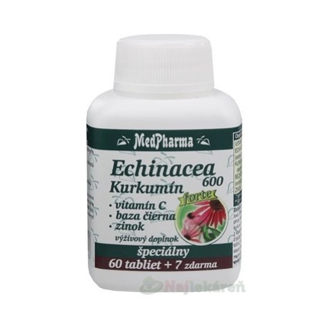 MedPharma Echinacea 600 Forte+kurkumin 67 tabliet