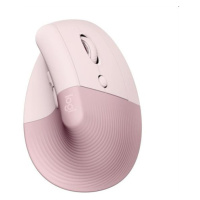 Logitech Lift Vertical Ergonomic Mouse - ružová