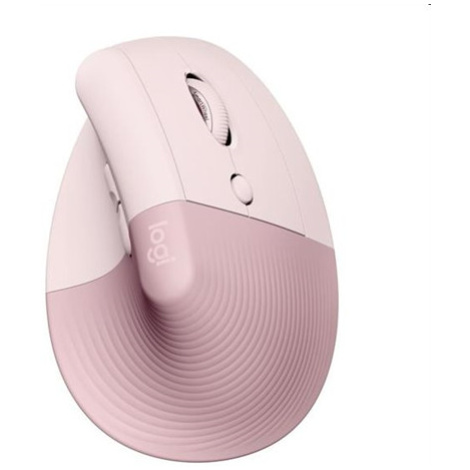 Logitech Lift Vertical Ergonomic Mouse - ružová